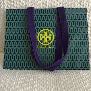 Tory Burch, authentic heavy duty tote bag paper‎ 9“ x 12“